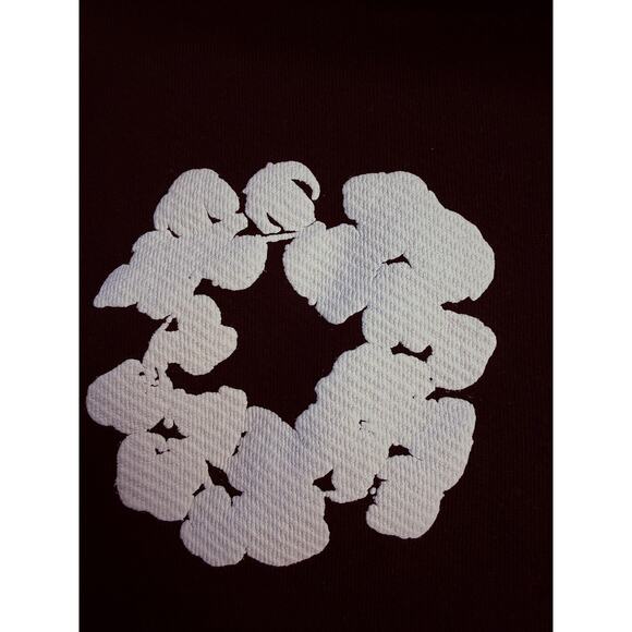 Denim Tears Hoodie Mens Sz Medium Black Cotton Wreath Streetwear 100% AUTHENTIC - Picture 5 of 12